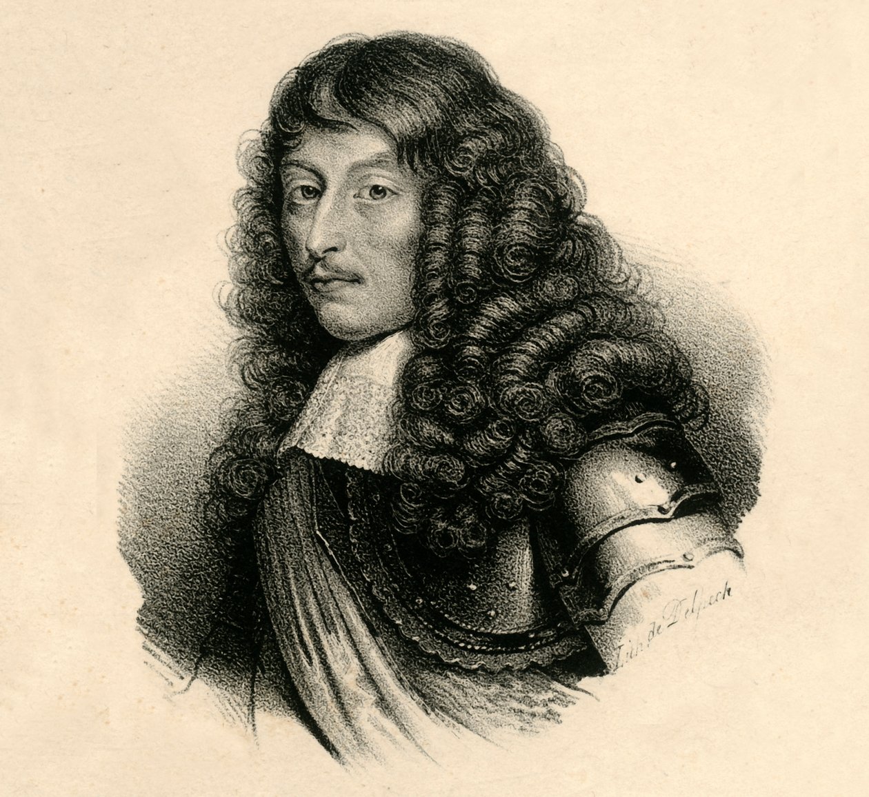 Le Grand Conde、1621-1686、c1830。 作： フランソワ・セラフィン・デルペック