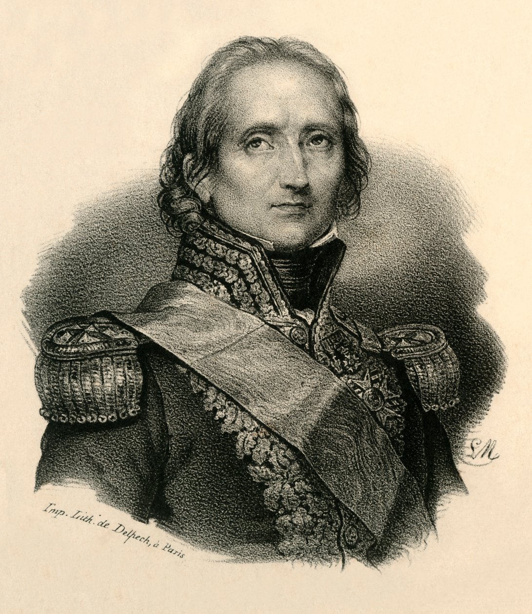 Soult、1769-1851、c1830。 作： フランソワ・セラフィン・デルペック