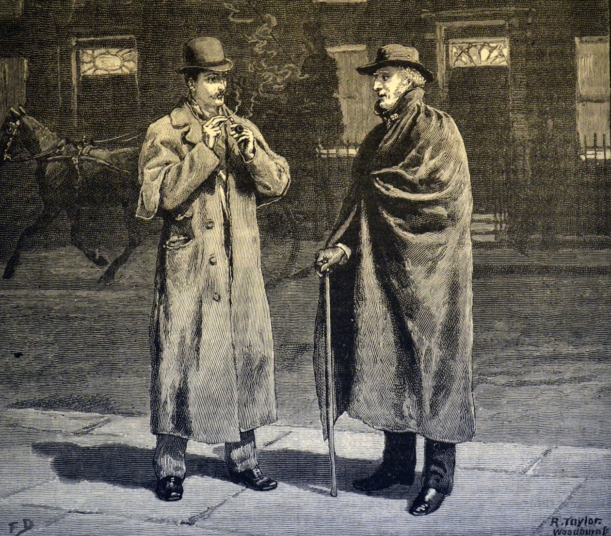 冬の夜、1890 作： フランク・ダッド
