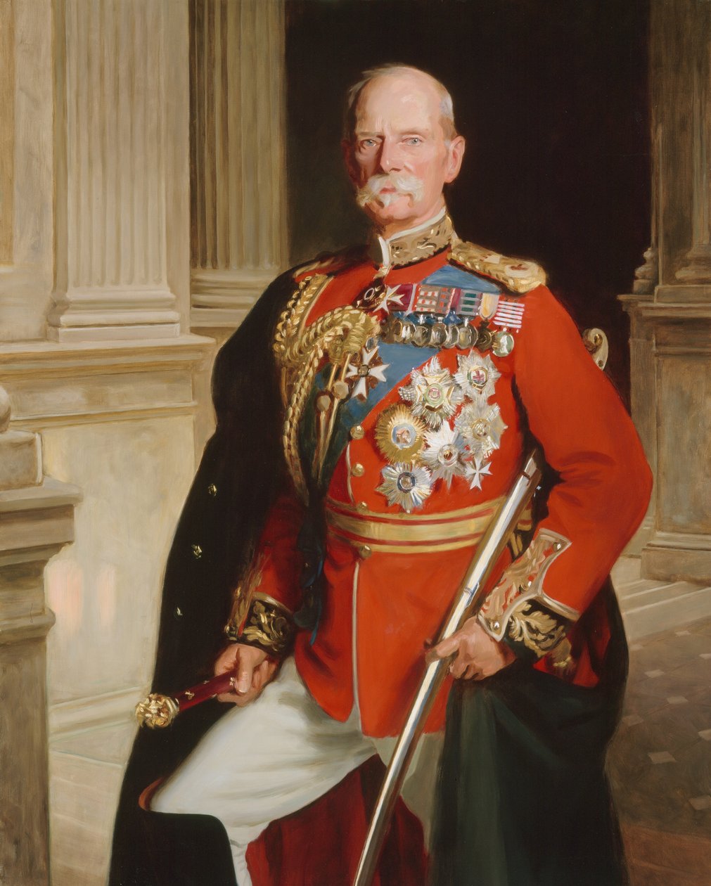 カンダハールのロバーツ元陸軍元帥、プレトリアとウォーターフォード（1832-1914）1917 作： フランク・マーカム・スキップワース