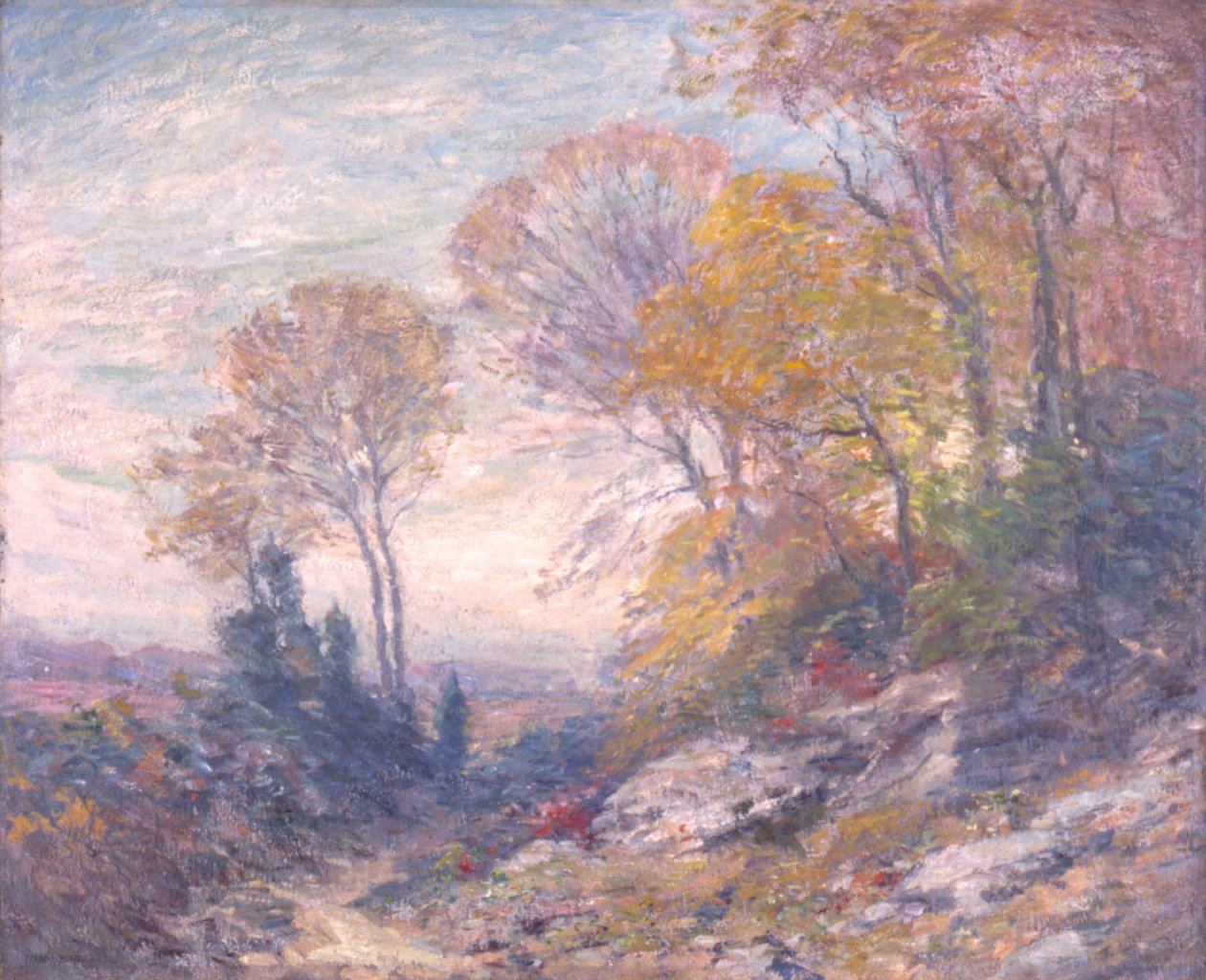 10 月の朝、カリフォルニア州。 1910年。 作： フランク・A・ビックネル