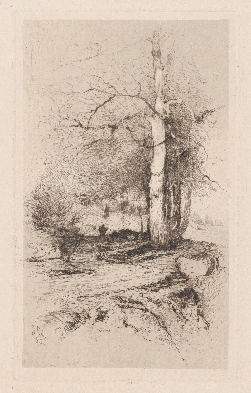 風景、1890年。 作： フランクアンダーソン