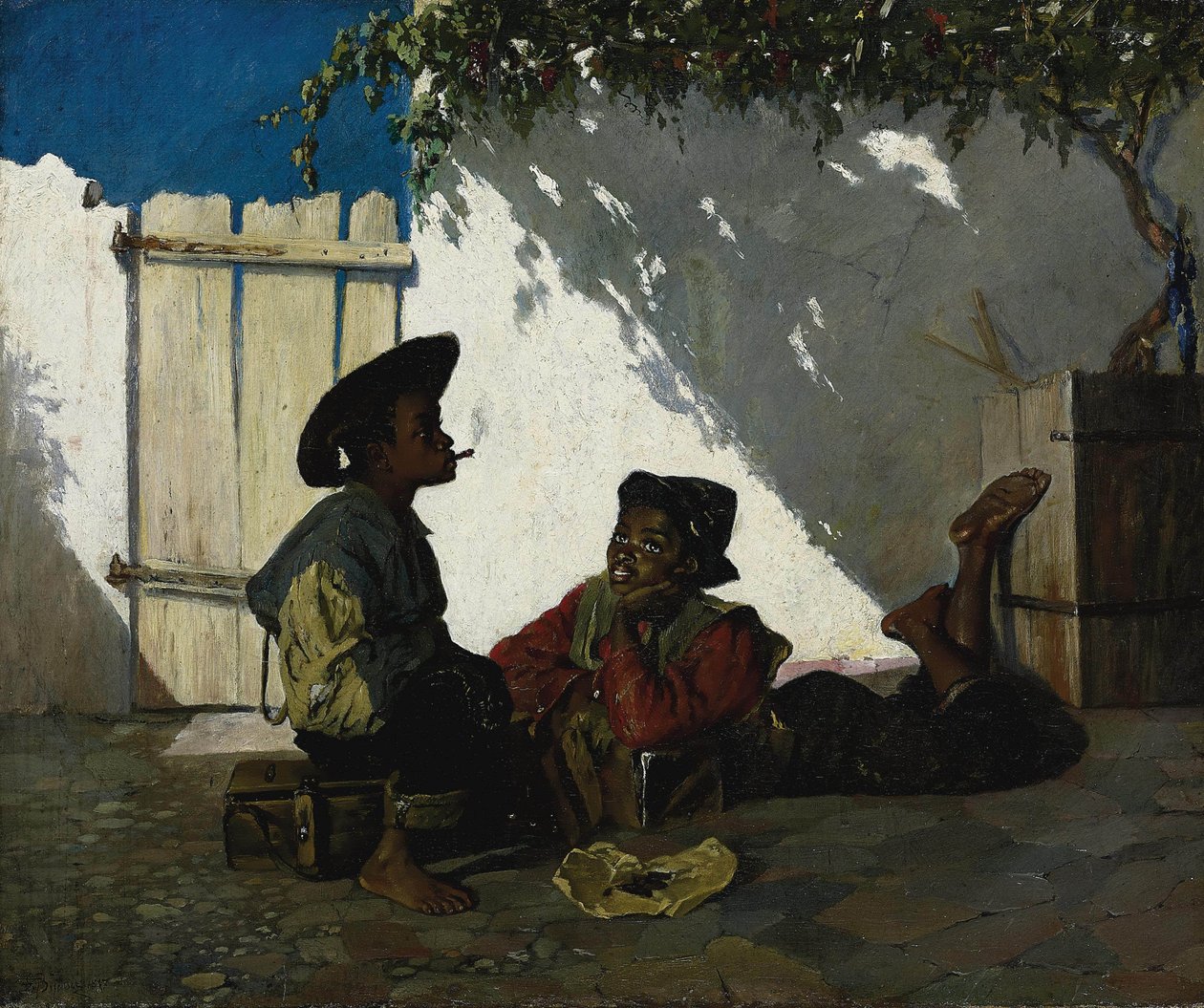 イタリア語  Dolce far niente 何もしない甘美な時間 作： フランク・ブッサー