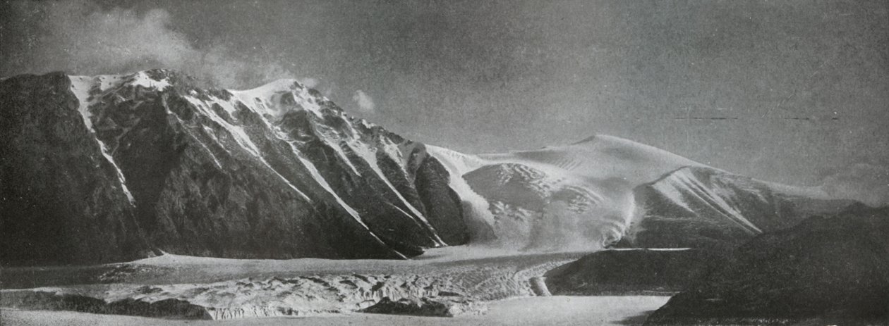 イングランド山と新氷河、1911年、1913年。 作： フランク・デベンハム