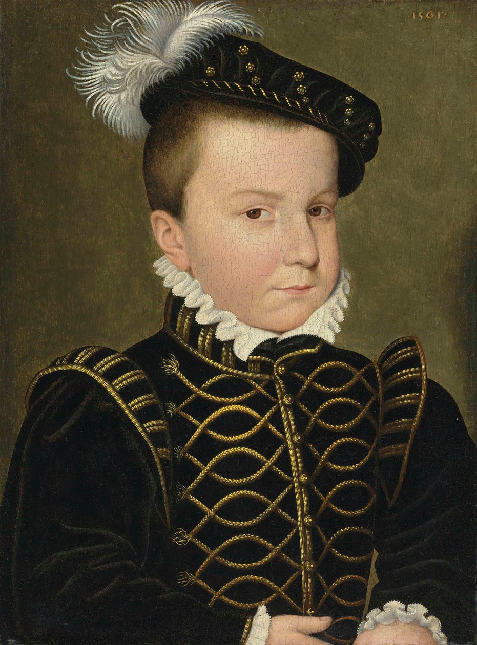 アランソンおよびアンジュー公エルキュール・フランソワの肖像（1555年-1584年） 作： フランソワ・クルーエ