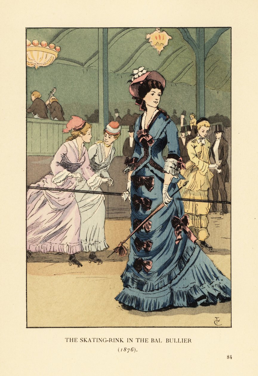 1876年、バル・ブリエのスケートリンク 作： フランソワ・クルボアン