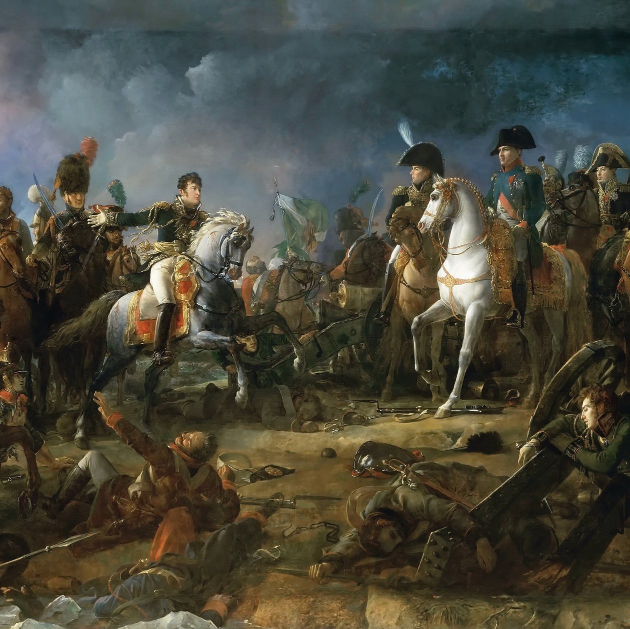 フランス語：  アウステルリッツの戦い2 decembre 1805 1805年12月2日 アウステルリッツの戦い 作： フランソワ・ジェラール