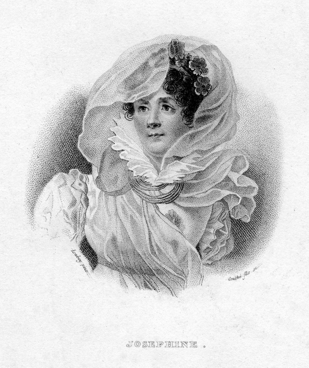Joséphine de Beauharnais、ナポレオン・ボナパルトの最初の妻、フランス皇后、19 世紀 作： FrançoisLouisCouché
