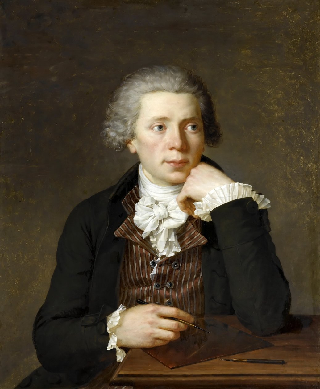 ジャック・ジョセフ・コニーの肖像1761-1809 作： フランソワ・ザビエル・パスカル・ファーブル