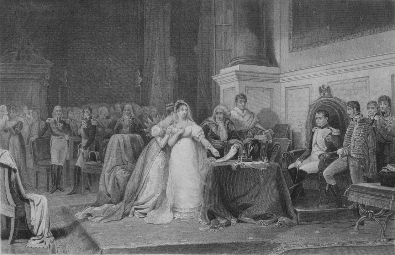 ジョセフィンの離婚、1846年、19世紀半ば。 作： フランソワ・ド・メールスマン