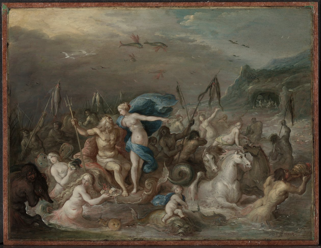 ネプチューンとアンフィトリテの勝利、1630年代。 作： フランス・フランケン