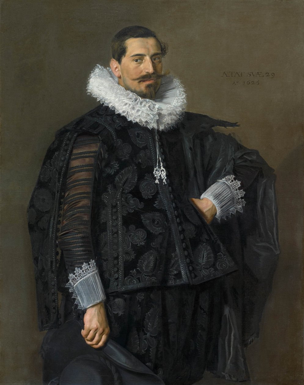 ヤコブ・オリカン（1596-1638）の肖像 作： フランス・ハルス