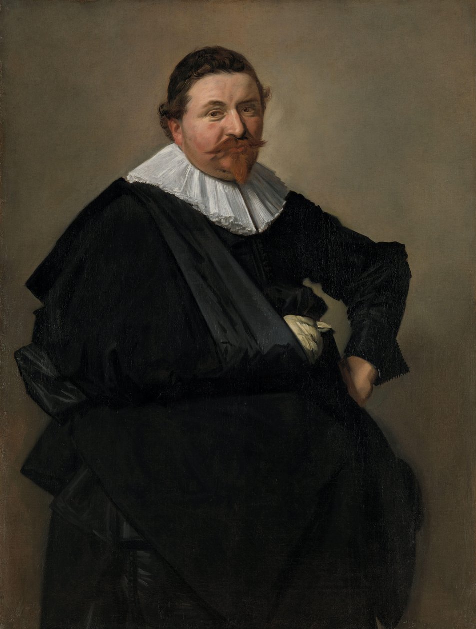 ルーカス・ド・クレルクの肖像 Lucas de Clercq (c. 1593-1652) の肖像 作： フランス・ハルス