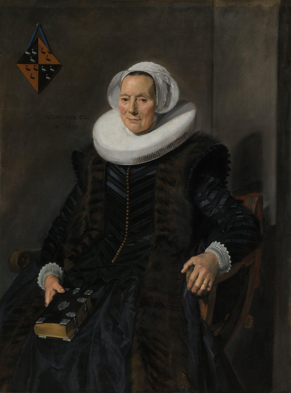 Maritge Claesdr Vooghtの肖像 Maritge Claesdr Vooght（1577-1644）の肖像 作： フランス・ハルス