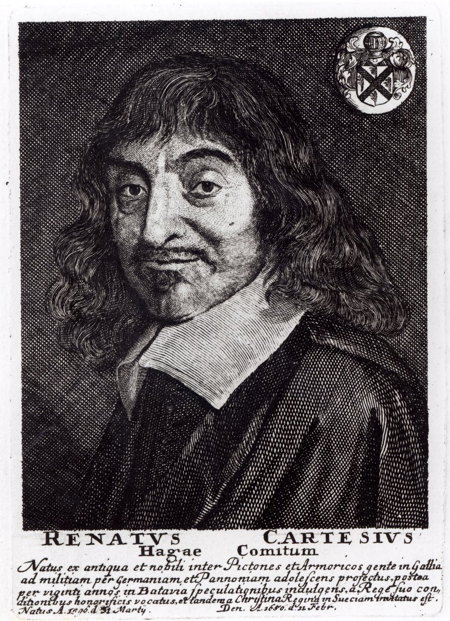 ルネ・デカルトの肖像（1596-1650） 作： フランス・ハルス