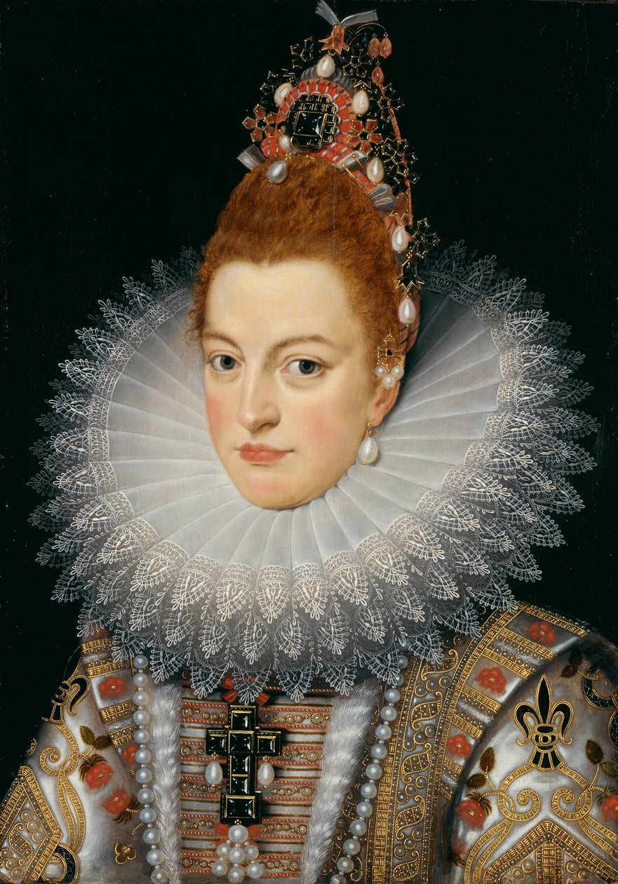 Arquiduquesa Isabella, c.1601-20 (óleo sobre painel) 作： フランツ2世（後）ポルビュス