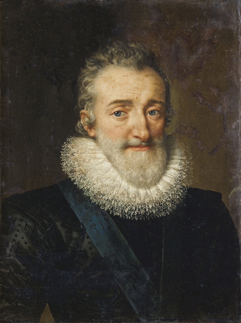 1610年フランスのヘンリー4世 作： Frans Pourbus the Younger