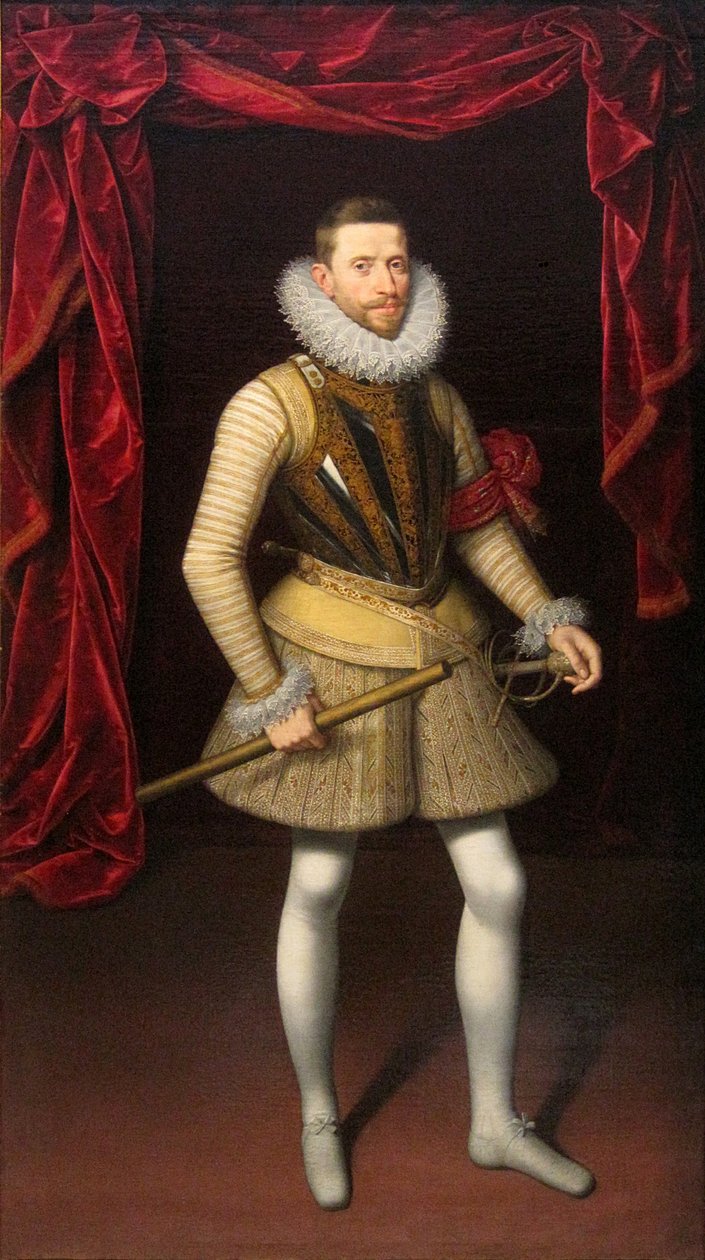 オーストリア大公アルベルト7世の肖像 作： Frans Pourbus the Younger