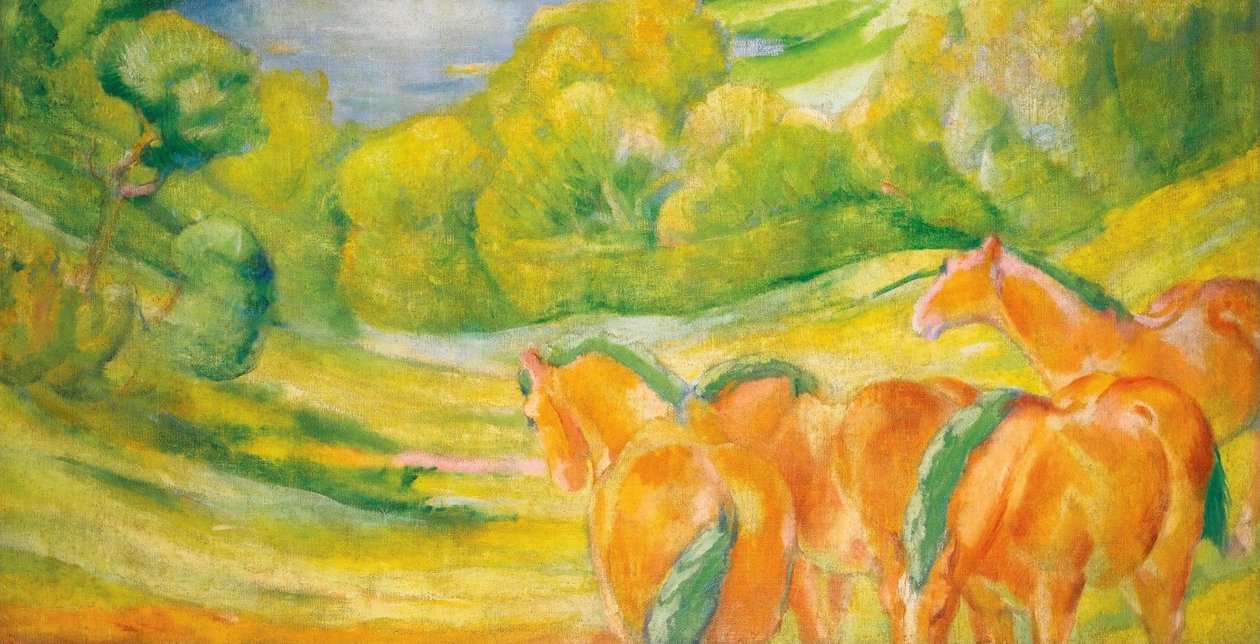 大きな風景InGerman：Groe Landschaft In 作： フランツ・マーク