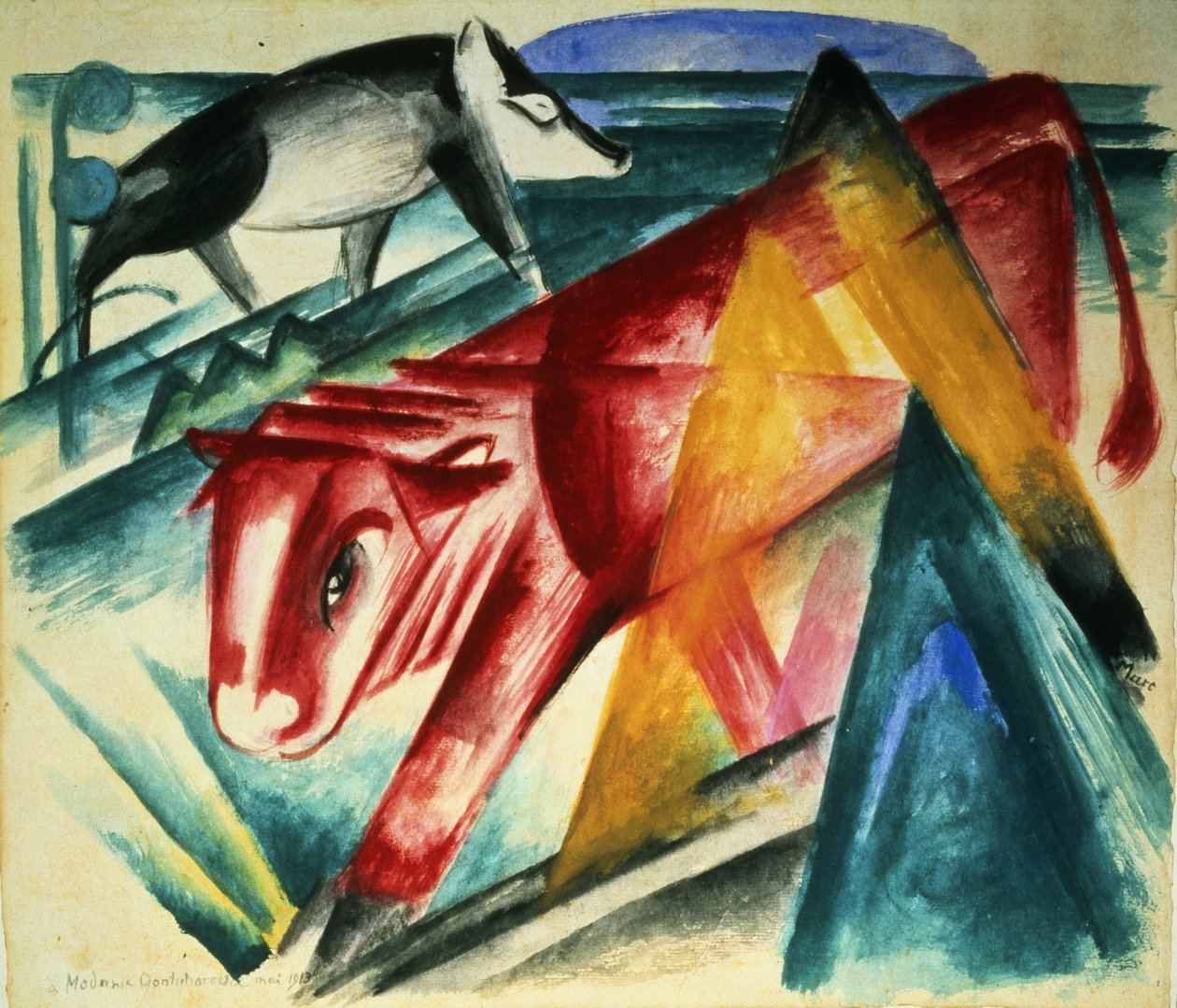 動物、1913 作： フランツ・マーク