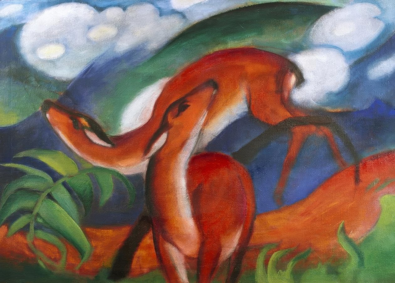 Rote Rehe II 作： フランツ・マーク