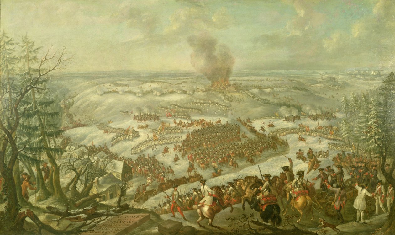 マクセンの戦い、1759年11月 作： フランツ・ポール・フィンディグ