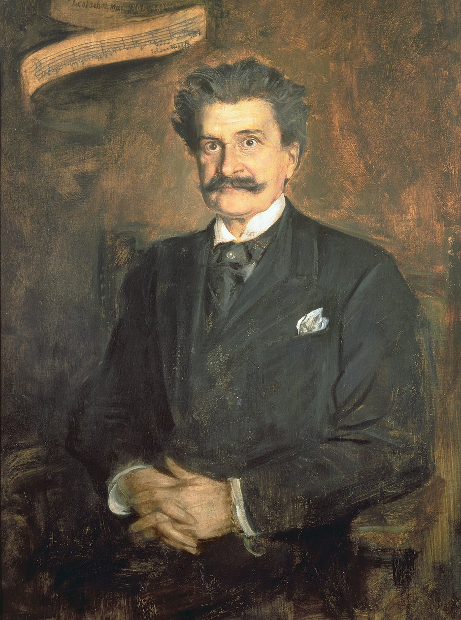 ヨハン・シュトラウス・ザ・ヤンガー、1895 作： フランツ・セラフ・フォン・レンバッハ