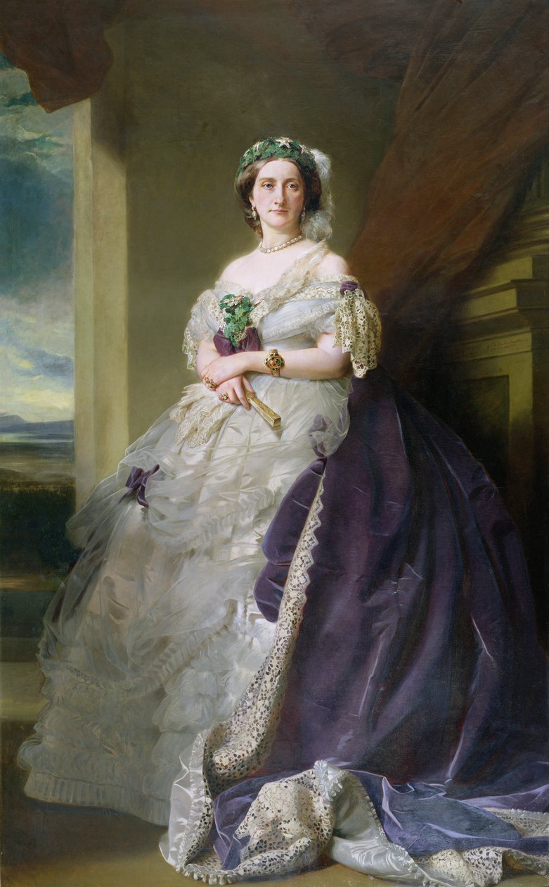 ミドルトン夫人の肖像（1824-1901）、1863 作： フランツ・ザビエル・ウィンターハルター