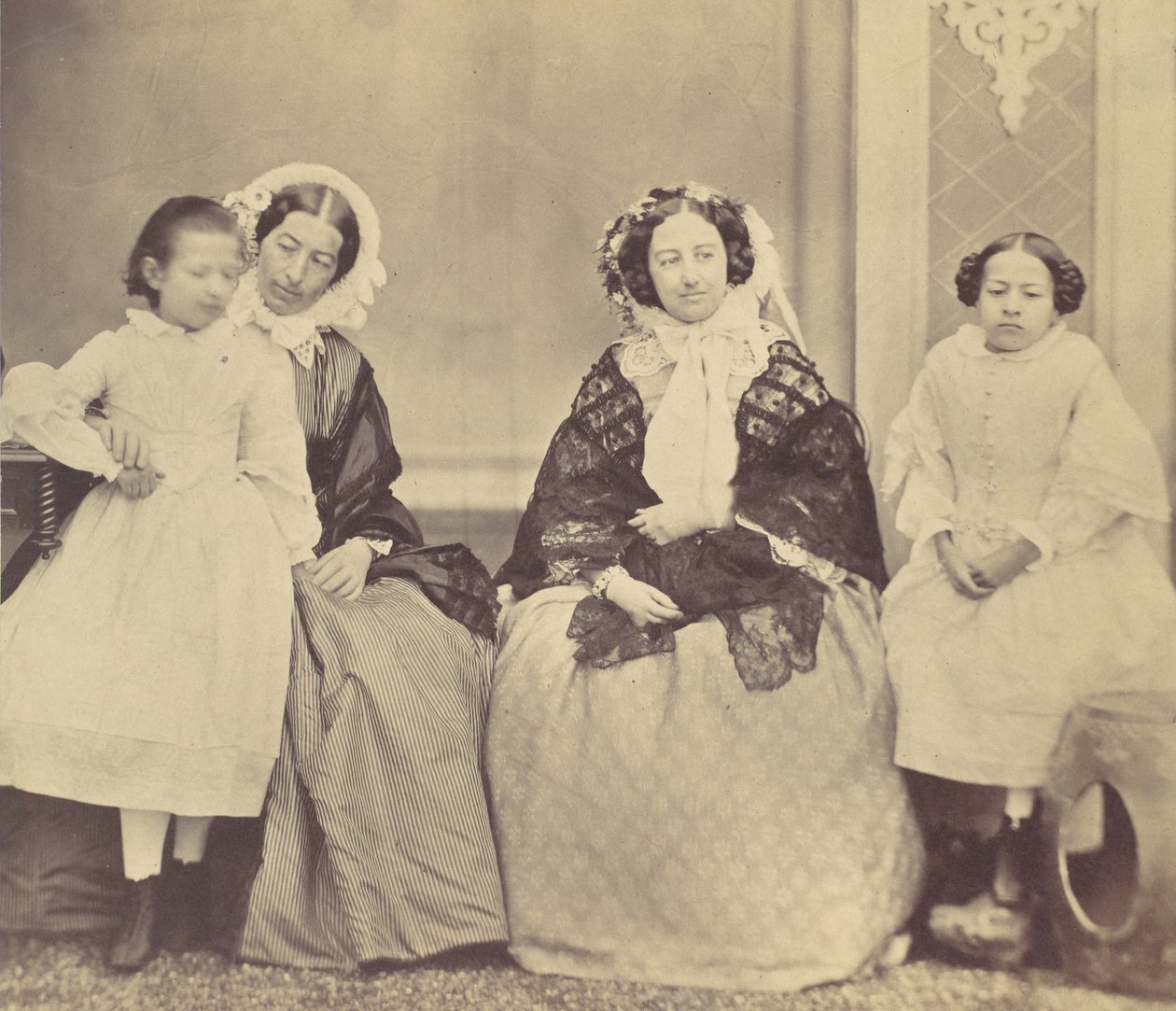 エリーゼ・ハウザーマン、ヘルミーネ、マリー、マリー・アントワーヌ、1850～60年代。 作： フランツ・アントワーヌ