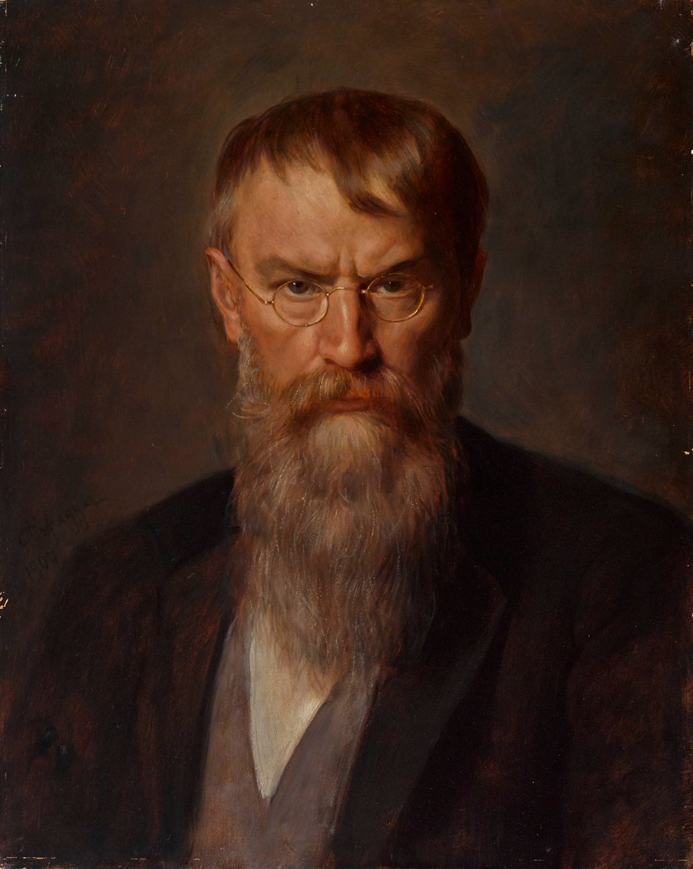 フランツ・フォン・レンバッハの肖像 1836-1904, 1907. 作： フランツ・デフレガー