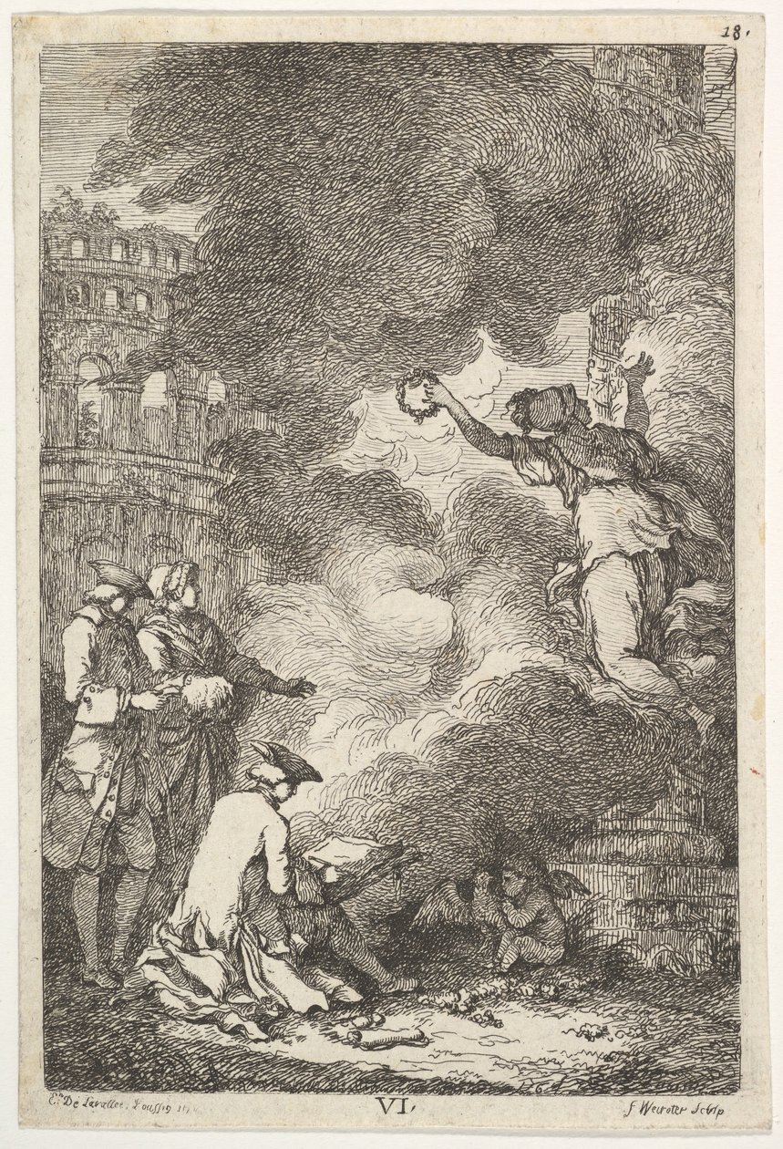 1764年、1764年のローマ訪問。 作： フランツ・エドマンド・ワイロッター