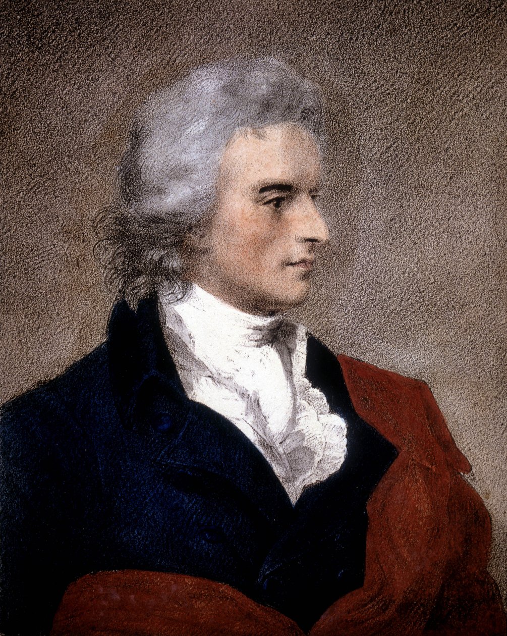 フリードリッヒ・フォン・シラー（1759-1805）の肖像（F. G. von Kugelgenの絵画より）。 作： フランツ・ゲルハルト・フォン・クーゲルゲン