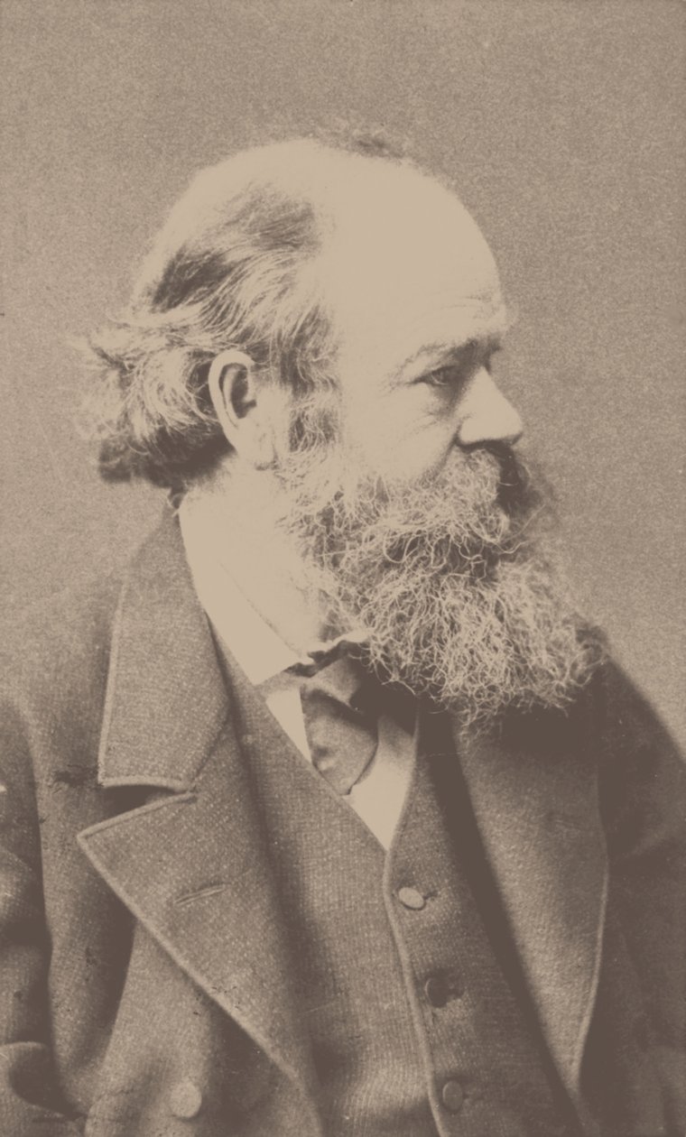 作曲家ロバート・フォン・ホルンシュタイン1833-1890の肖像。 作： フランツ・ハンフシュテングル