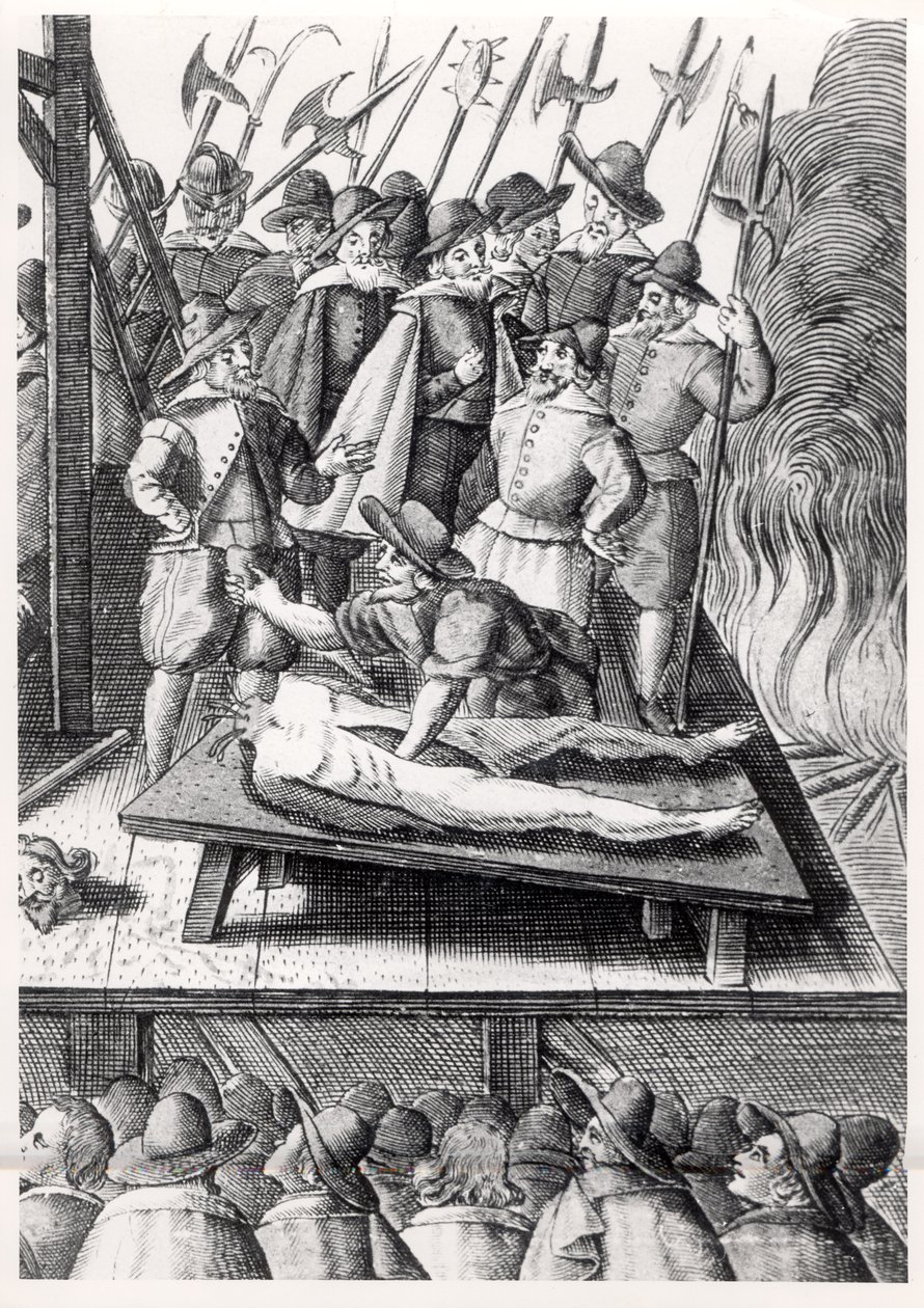 エリザベス1世（1533-1603）の治世中のイギリスにおけるカトリック教徒の処刑 作： フランツ・ホーゲンベルク
