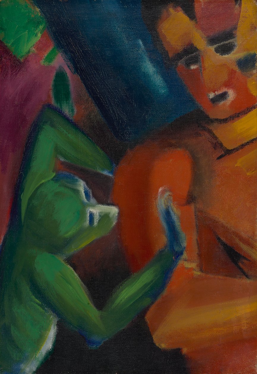 Äffchen und Mensch 作： フランツ・マーク