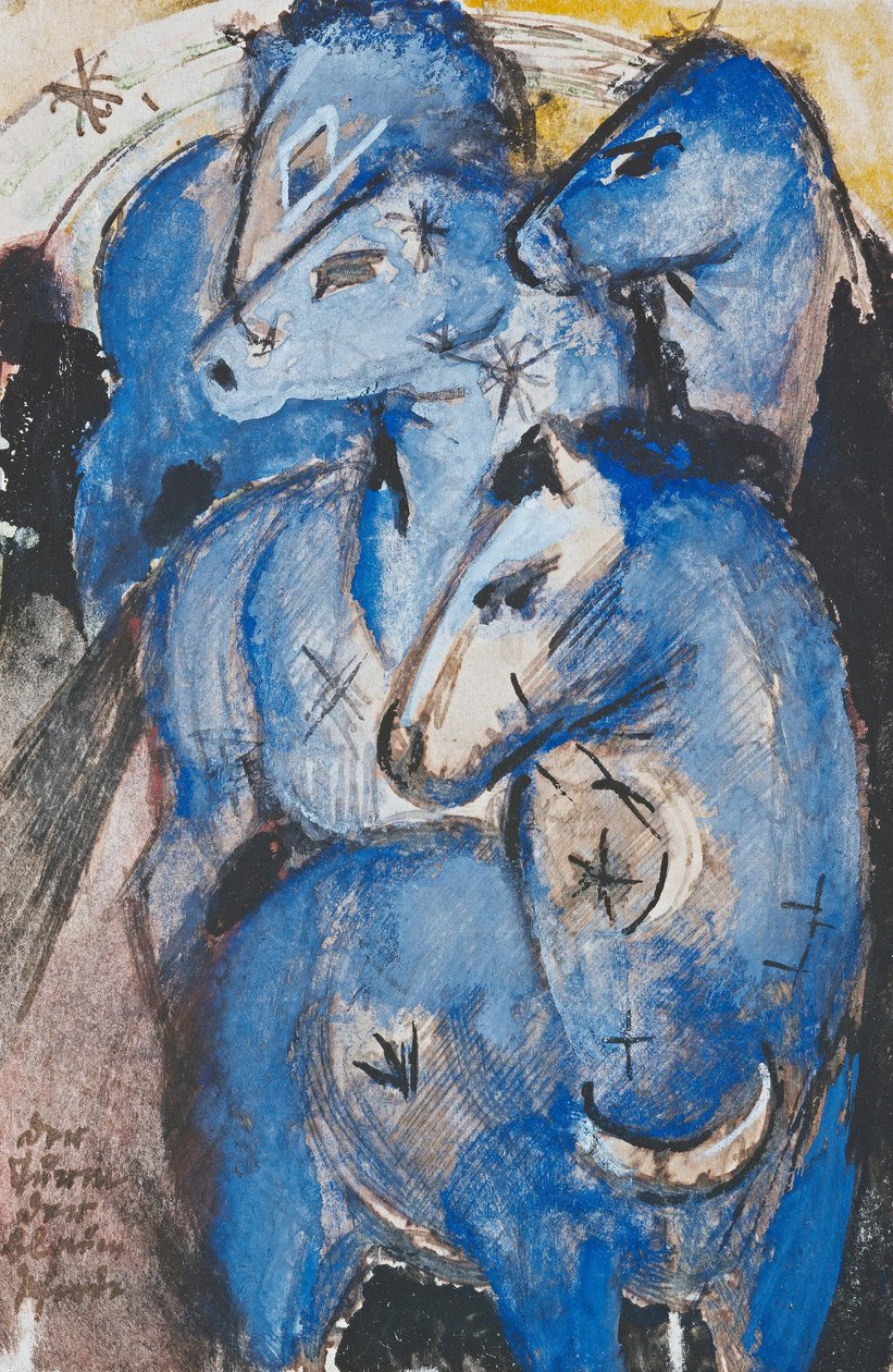 Der Turm der blauen Pferde 作： フランツ・マーク