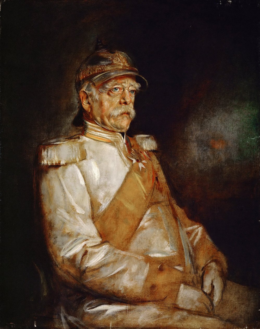 オットー・フォン・ビスマルク（1815-1898）の肖像、レンバッハ、フランツ、フォン（1836-1904）作。油彩・キャンバス 作： フランツ・セラフ・フォン・レンバッハ