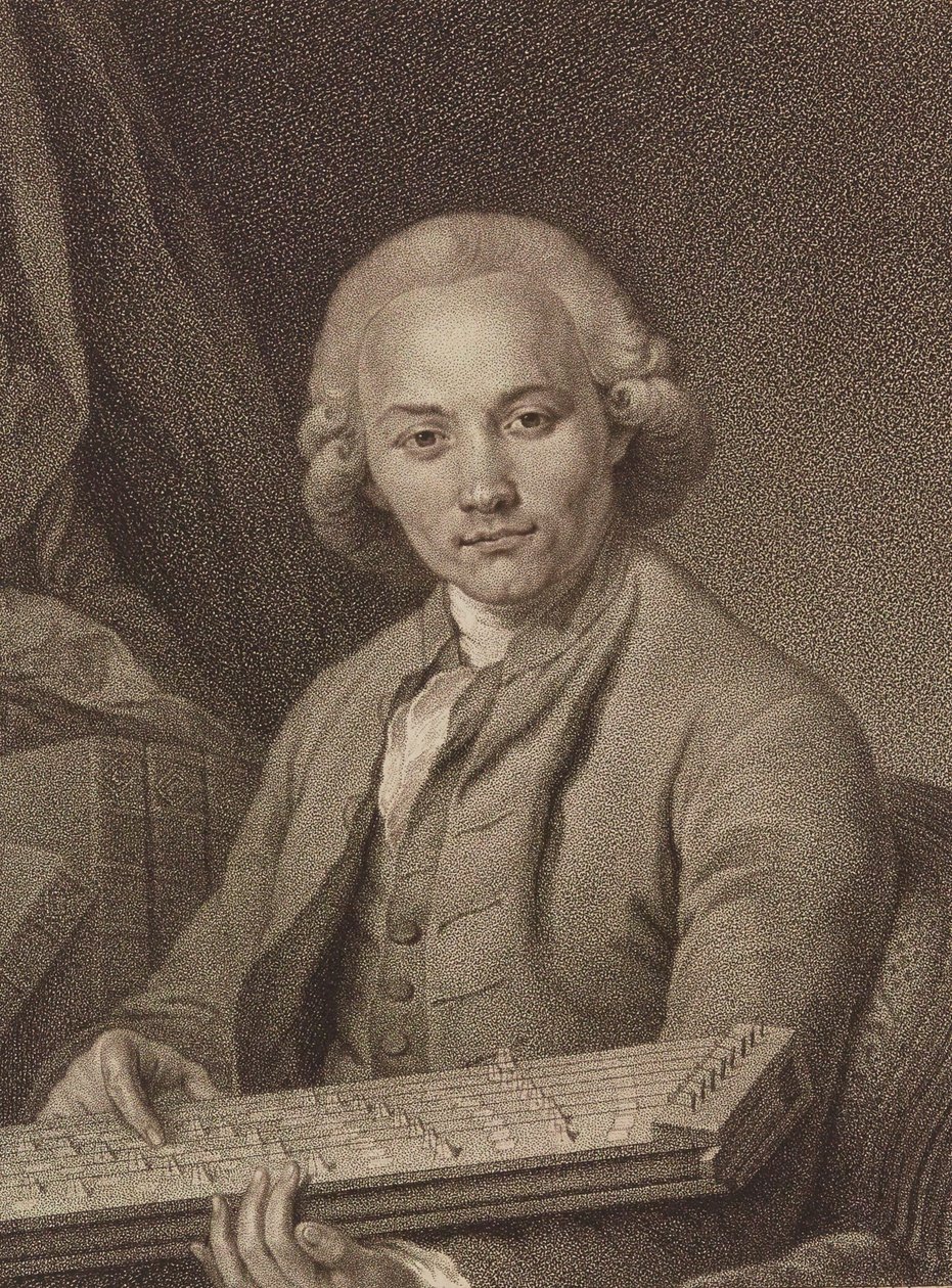 オルガニスト兼作曲家、ゲオルク・ヨーゼフ・フォーグラーの肖像、1749～1814年頃。 1795年。 作： フランツバレンティンダーマー