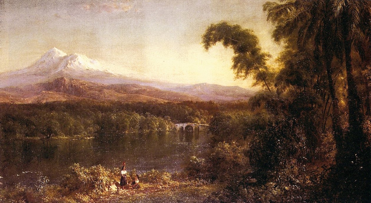 エクアドルの風景、1877 作： フレデリックエドウィン教会
