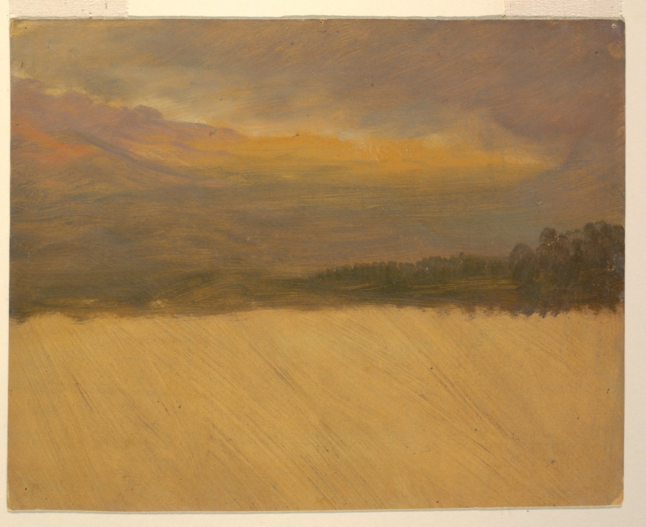デッサン、山の風景、1860-70年 作： フレデリックエドウィン教会