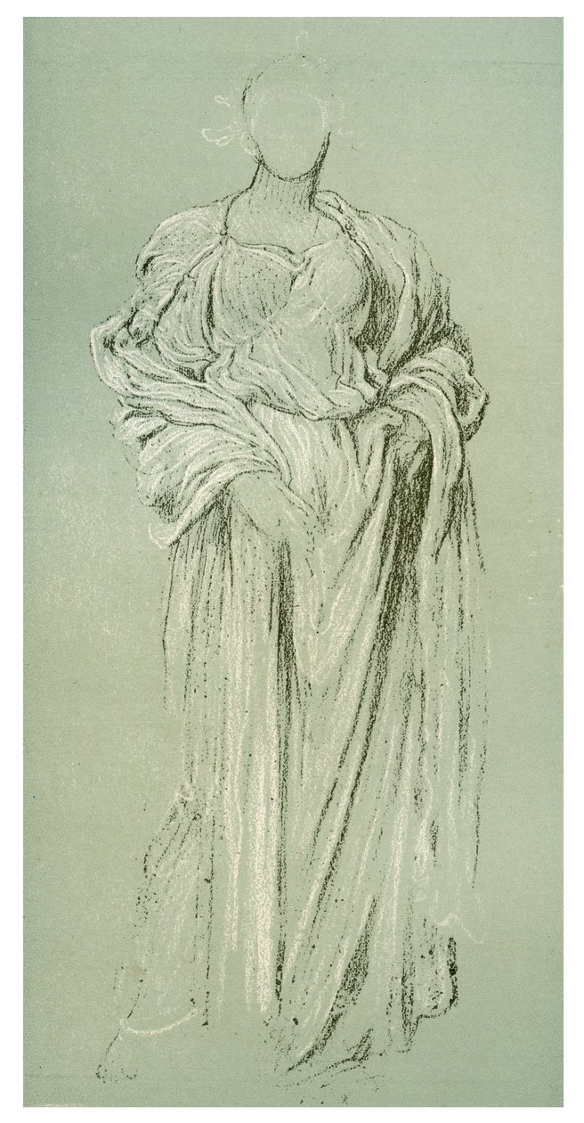 ダフネフォリアの研究、c1880-1882 作： フレデリック・レイトン