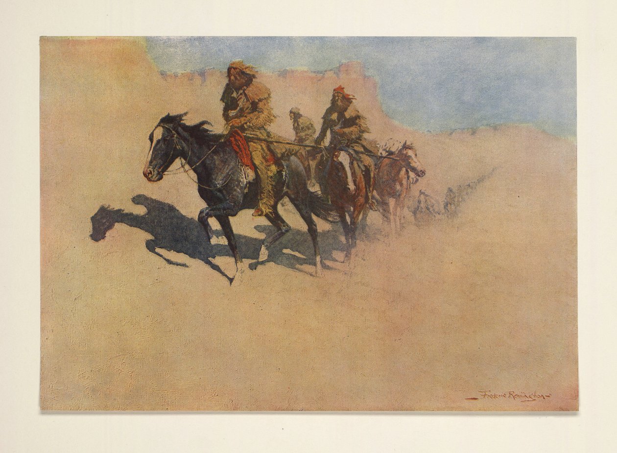 コリアーズ・ウィークリーのパブ、ジェダイディア・スミス。 1906 作： フレデリック・レミントン