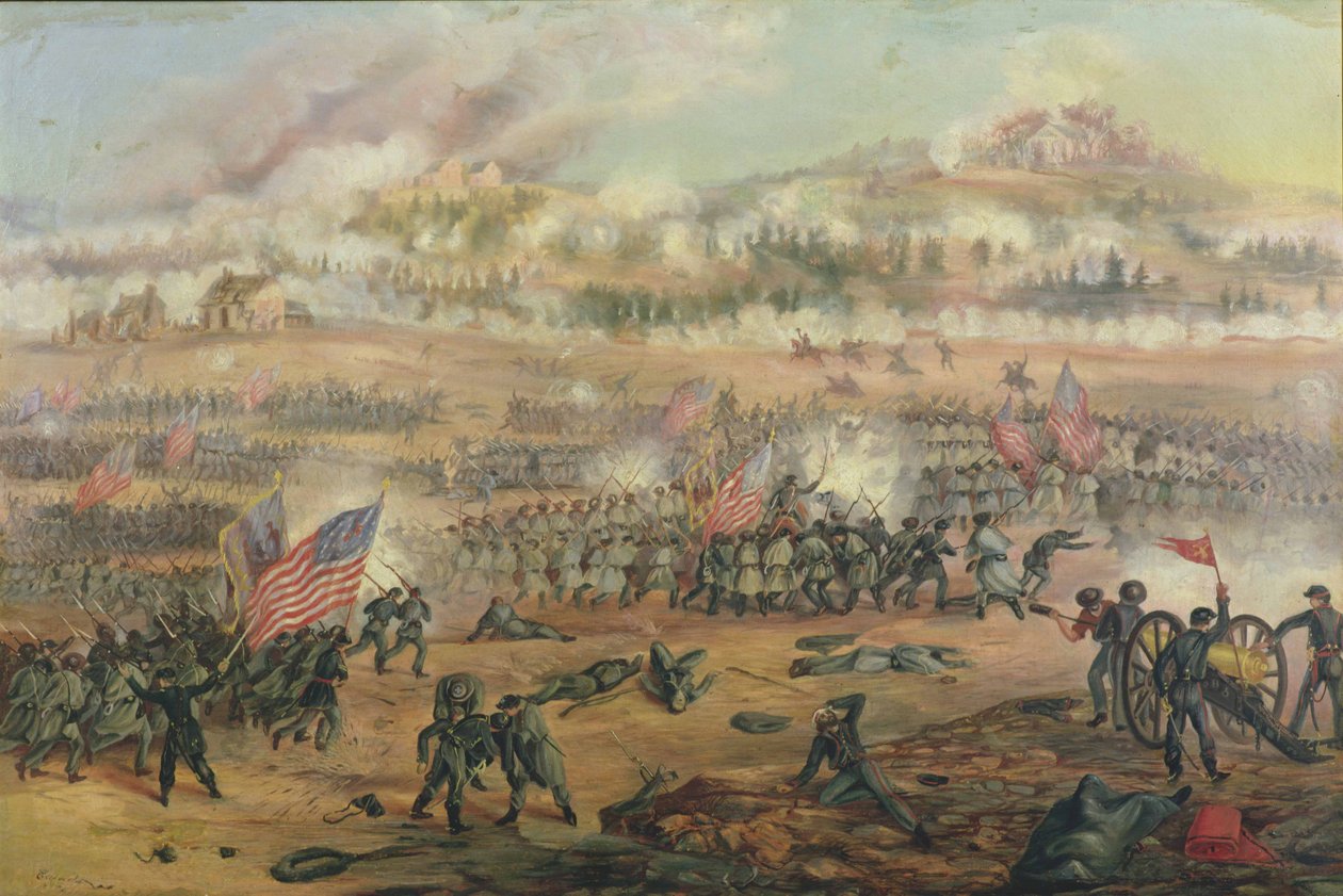 1862年12月13日のフレデリックスバーグの戦い 作： フレデリック・カバダ