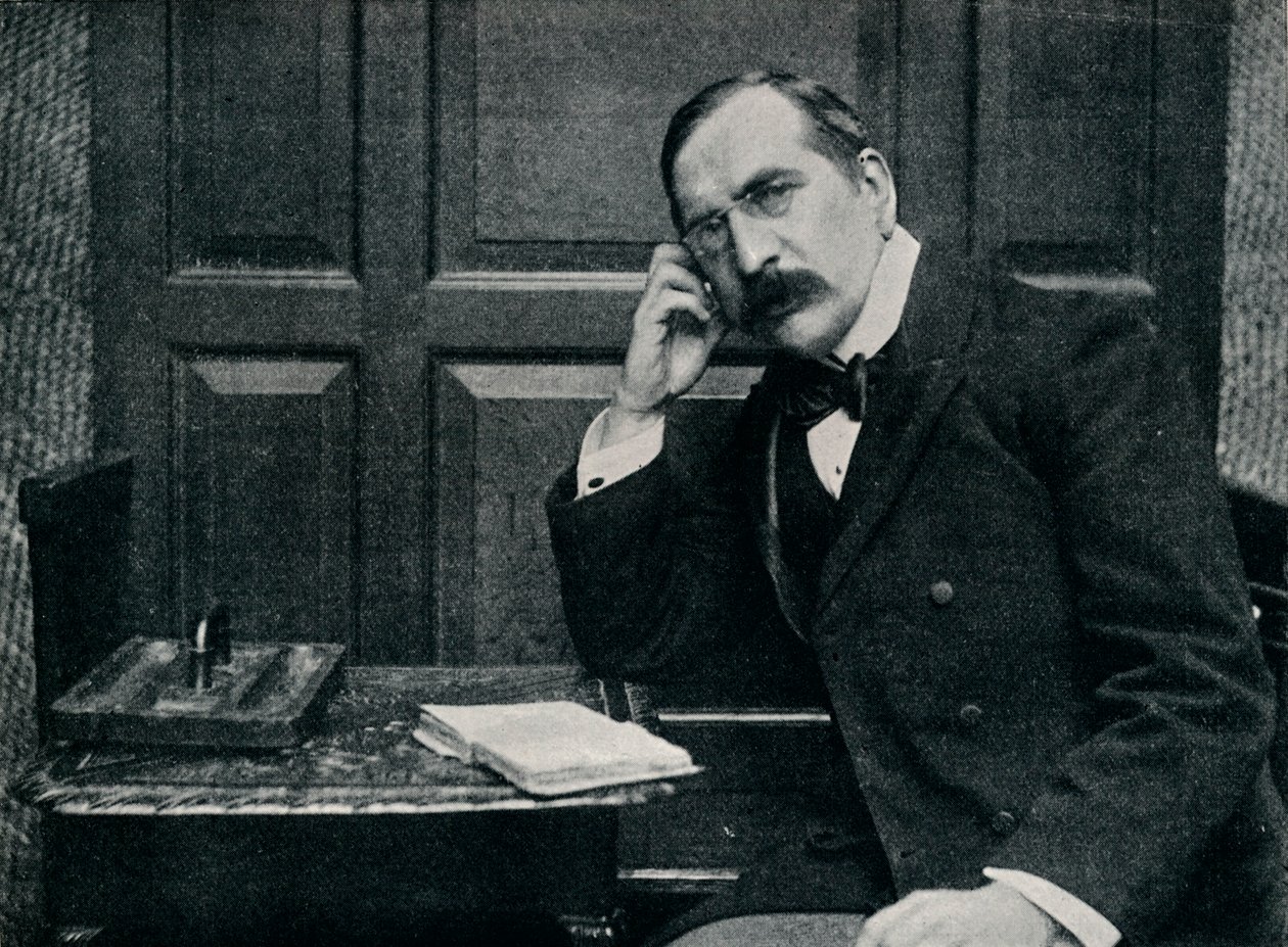 後期グリーソン・ホワイト氏の肖像、c1898 作： フレデリック・ホリアー