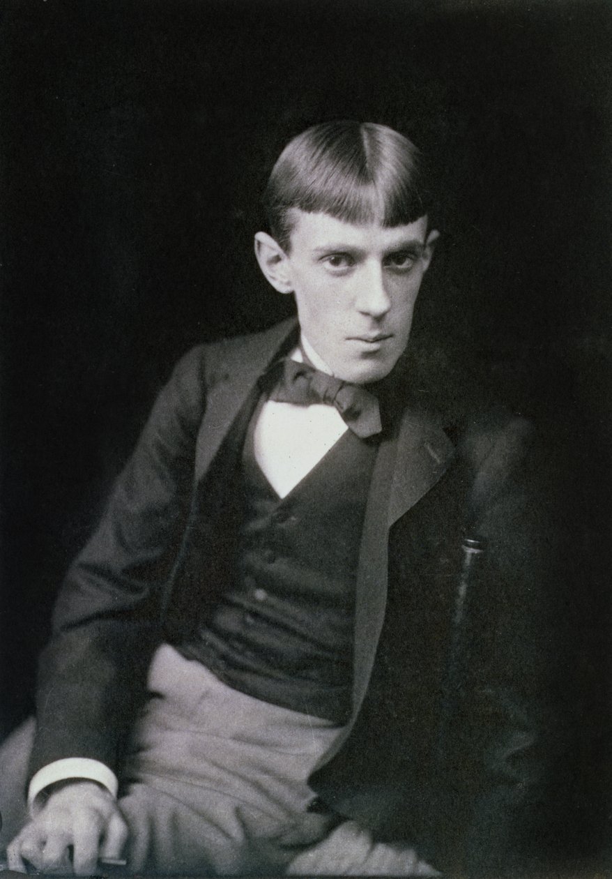 フレデリック・ホイヤー（1837-1933）によるオーブリー・ビアズリー（1872-98）のポートレート写真 作： フレデリック・ホリアー