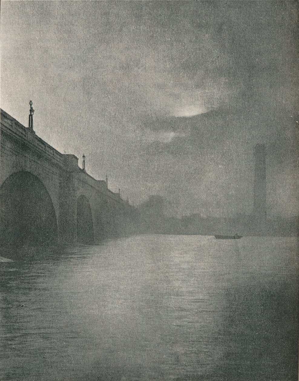 ウォータールー橋、1877 作： フレデリック・ホリアー