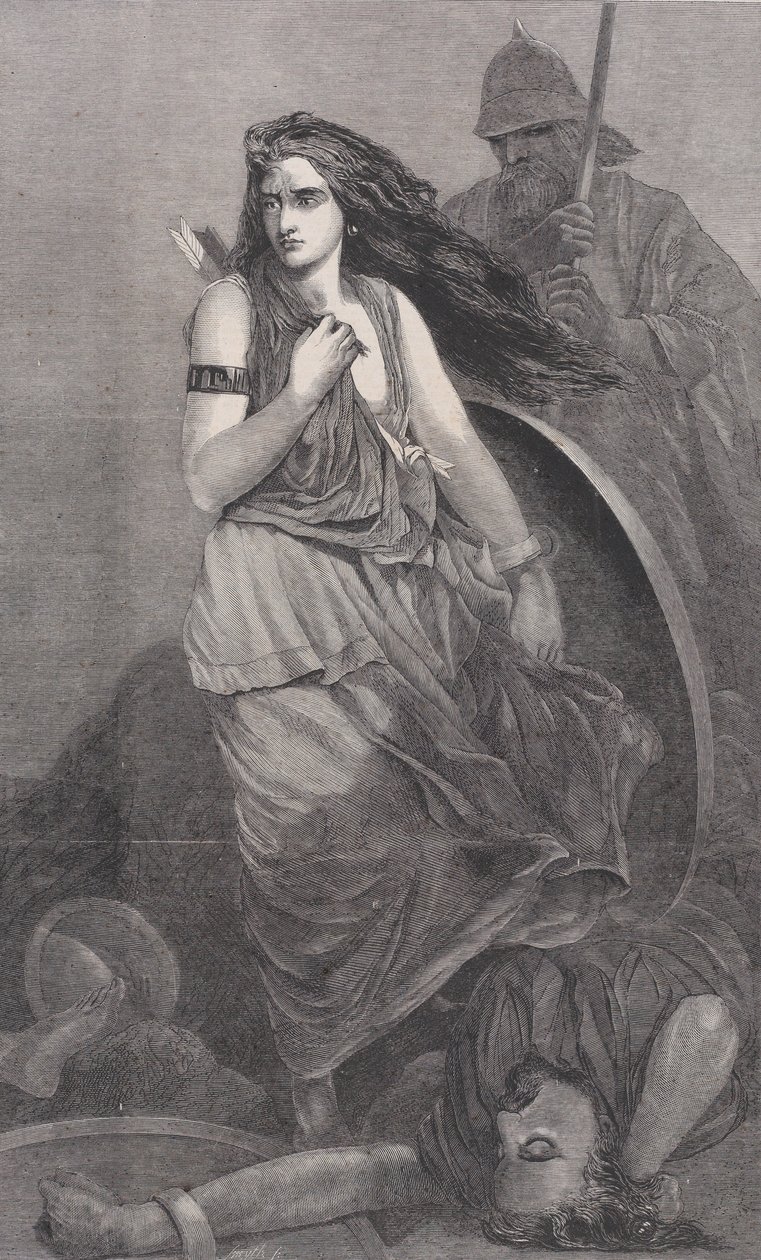 Dar-Thula、Illustrated London News、1861 年 7 月 27 日より。 作： フレデリックジェームススミス