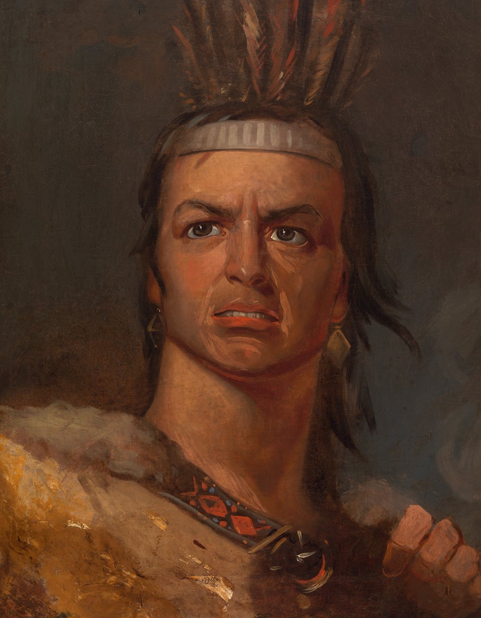 メタモラ役のエドウィン・フォレスト、c. 1832年。 作： フレデリックスタイルズ瑪瑙