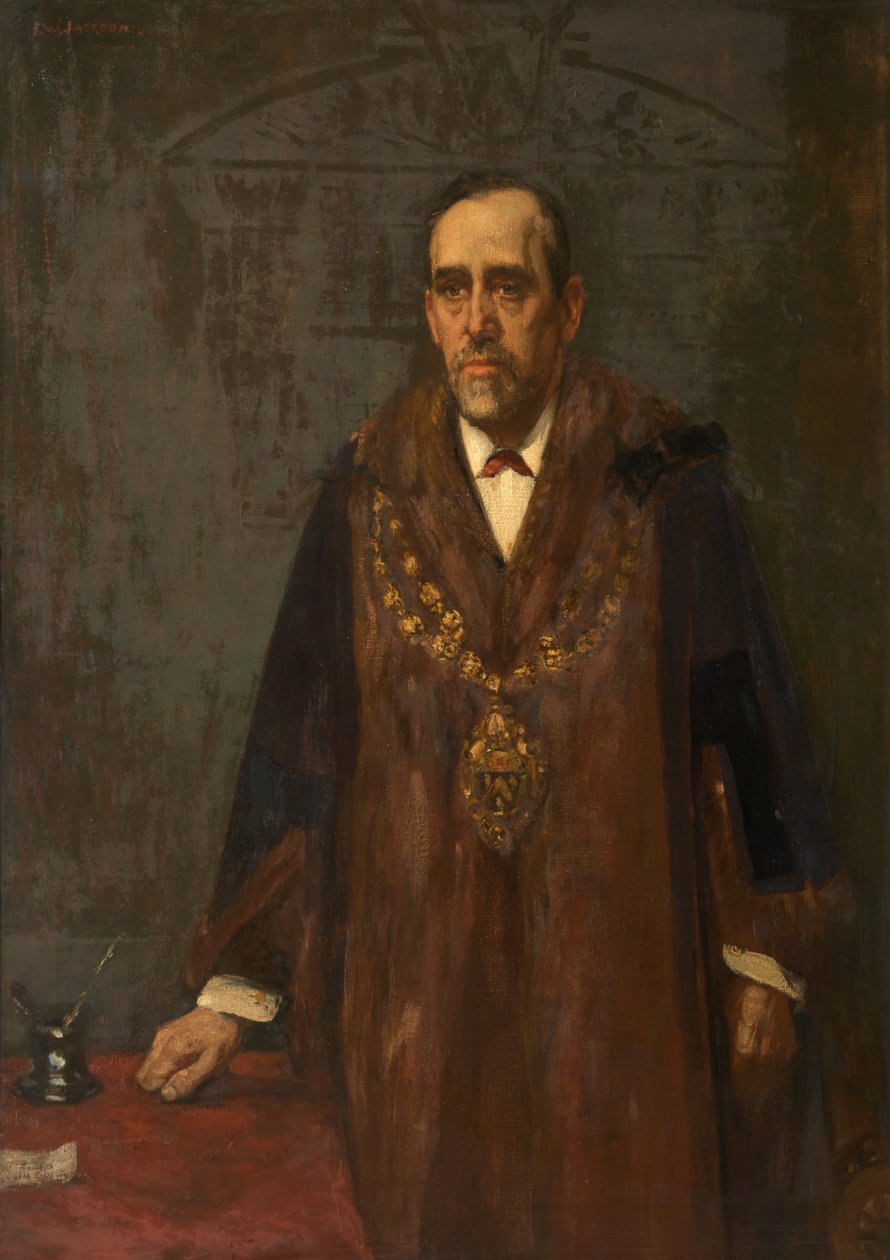 ジャクソン・ブライアリーの肖像 1898-99年頃 油彩・キャンバス 作： フレデリック・ウィリアム・ジャクソン