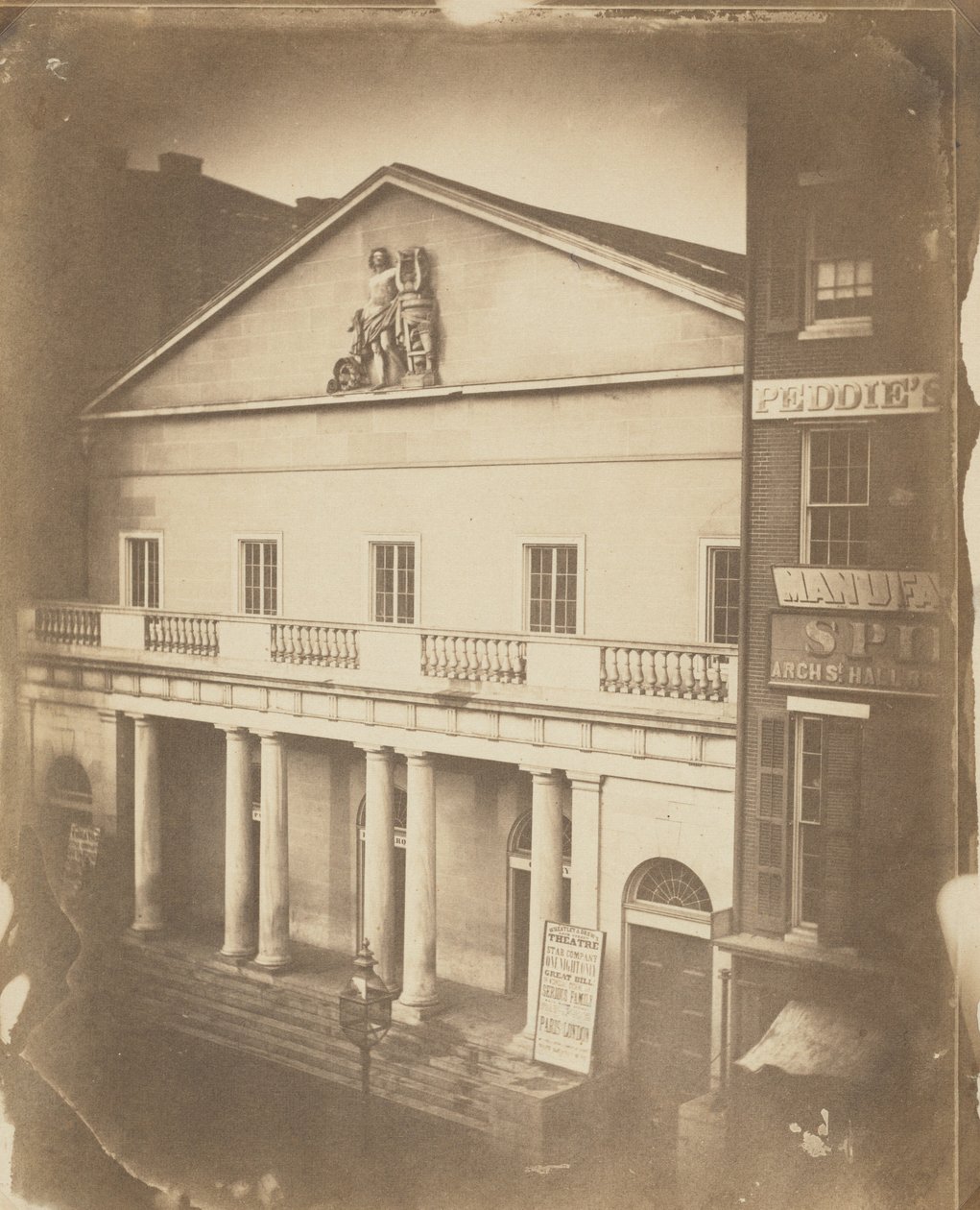 アーチ・セント・シアター、アーチ6丁目、フィラデルフィア、c.1859年（写真） 作： フレデリック・ド・ブール・リチャーズ